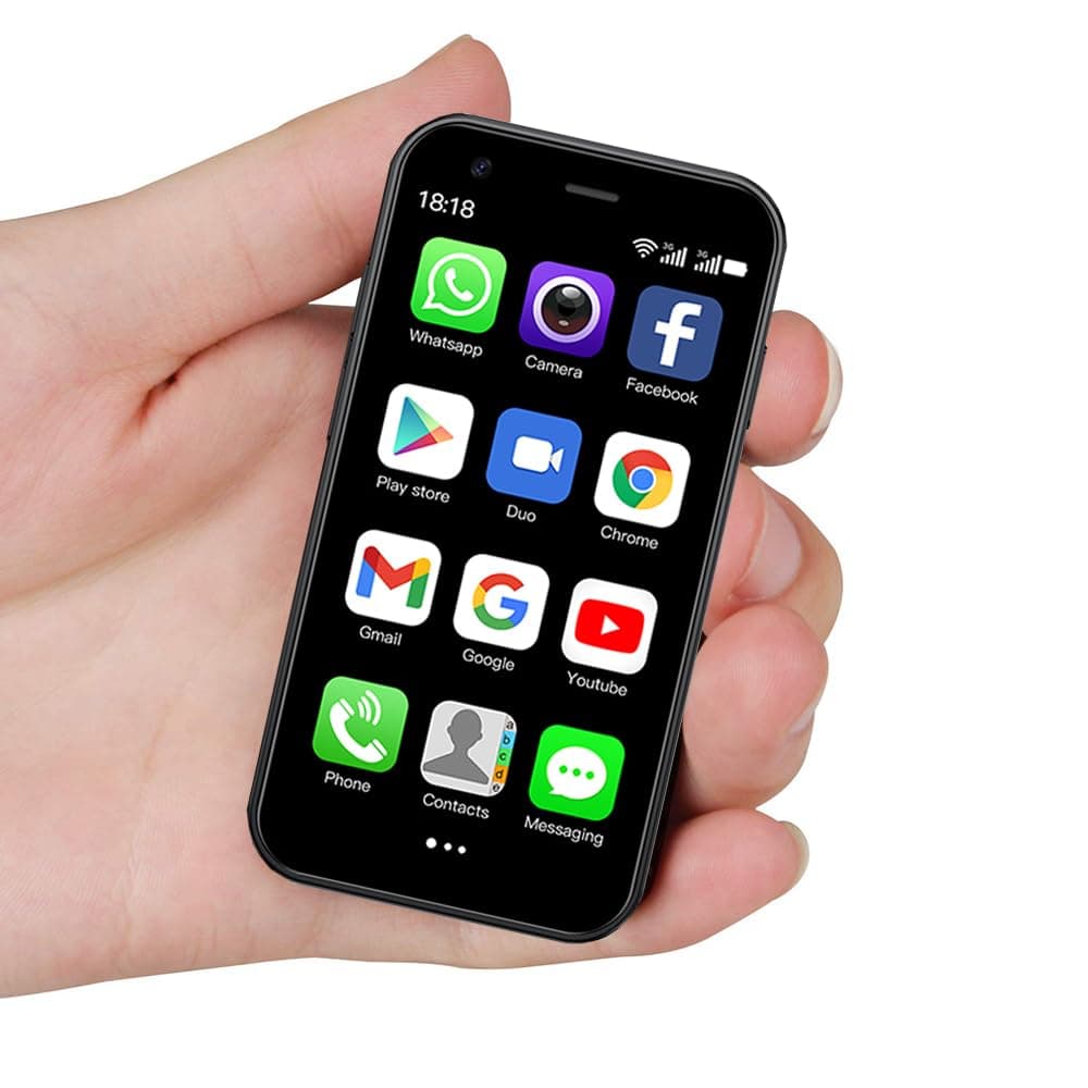 Cutwif Mini Smartphone, Mini Phone Unlocked Cell Phone 3.0 Inch Android 3G Small Mobile Child Phone Quad Core 2G+16G 5.0MP Dual SIM High Definition (Black) on Amazon.ae - Price Tracker