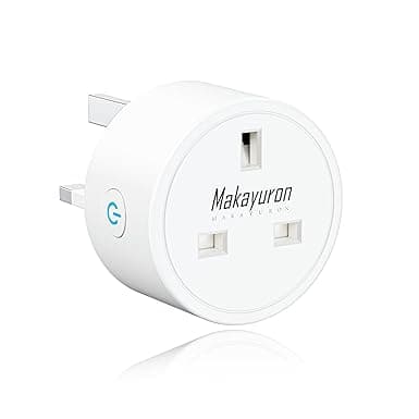 Smart Plug, Smart Outlet Plug Socket Compatible with Alexa and Google Home, WiFi Plug Socket With Remote Control &amp; Voice Control, With Electricity Statistics Timer Function, No Hub Required (1 Pack) on Amazon.ae - Price Tracker