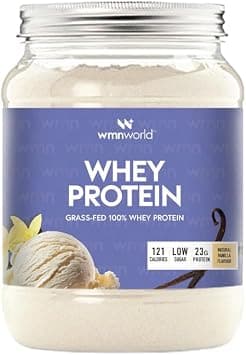 wmnworld Whey Protein Powder - Premium Grass-fed Whey Protein | Muscle Building & Recovery 500g | Natural Vanilla on Amazon - Best Deal Finder