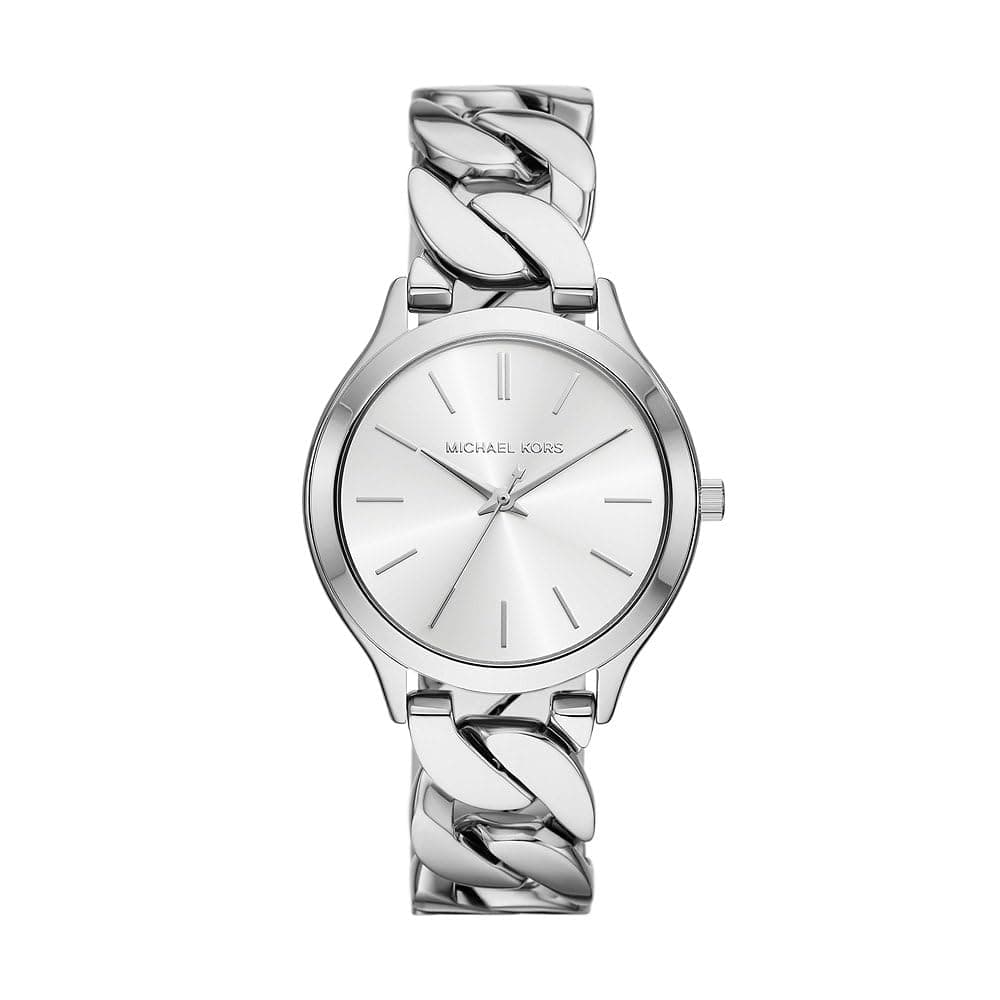Michael Kors Runway Women's Quartz Watch with Stainless Steel Ceramic Leather Strap on Amazon.ae - Price Tracker
