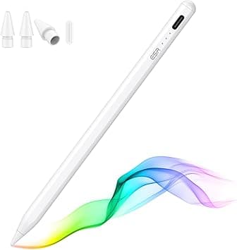 ESR Pencil (1st Generation) for iPad 2018-2025, قلم ايباد Tilt Sensitivity, Palm Rejection, Compatible with iPad 11th(A16)/10th Generation,Air 11"/13", Pro 11"/12.9"/13",Mini 6/5, White on Amazon.ae - Price Tracker