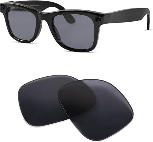Replacement Polarized Lenses for Ray-Ban Meta Wayfarer RW4006 & Gen 2 RW4012 Regular (50-22) على Amazon.ae - متتبع الأسعار