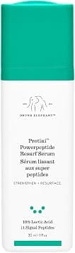 Drunk Elephant Protini Powerpeptide Resurf Serum - 30 ml/1 fl oz - Exfoliating Lactic Acid AHA Serum - Clean Clinical Skincare - Cruelty-Free - Free of Essential Oils, Silicones, and Fragrance - Best Deal Finder