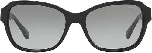 Coach Women's Rectangular Sunglasses, Black, 56-17-140 mm on Amazon.ae - Price Tracker