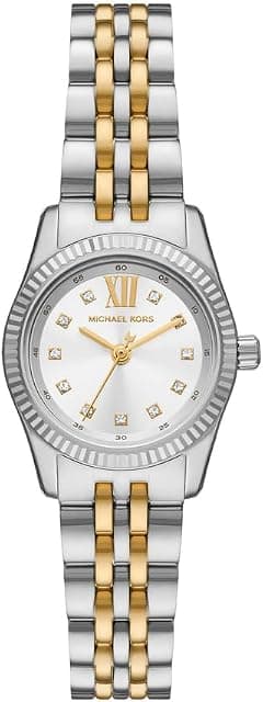 Michael Kors Lexington Watch for Women, Quartz Movement with Stainless Steel or Leather Strap - متتبع أسعار Amazon.sa