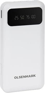 Olsenmark High-Performance 10000mAh Digital Power Bank with 4 Built-In Cables – Flight-Friendly, Fast & Safe Charging for Smartphones, Tablets, and USB Devices on Amazon.ae - Price Tracker