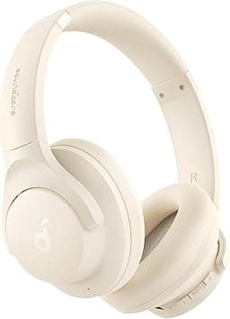 Soundcore by Anker Q20i Hybrid Active Noise Cancelling Headphones, Wireless Over-Ear Bluetooth, 42H Long ANC Playtime, Hi-Res Audio, Big Bass, Customize via an App, Transparency Mode on Amazon.ae - Price Tracker
