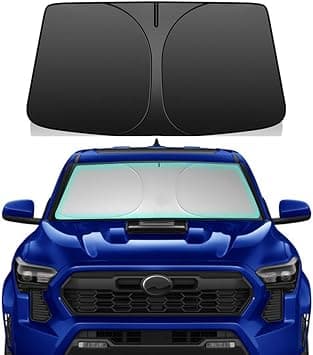 Windshield Sun Shade for Toyota Tacoma 2Dr 4Dr Pickup 2016-2025 Sunshade 240T Double-Layer Design Front Window Blocks UV Rays and Heat Automotive Interior Protector Keep Your Car Cooler on Amazon.ae - Price Tracker