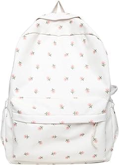 2024 Kawaii Floral Print Backpack with Pendant Preppy Backpack Cottagecore Bag Coquette Aesthetic Backpack Daypack - Amazon.ae Price Tracker