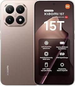 Xiaomi 15T Rose Gold 12+512GB, 6.83" 120Hz Eye-care Display, MediaTek Dimensity 8400-Ultra, 50MP Leica Summilux Optical Lens, 5500mAh - Amazon.ae Price Tracker