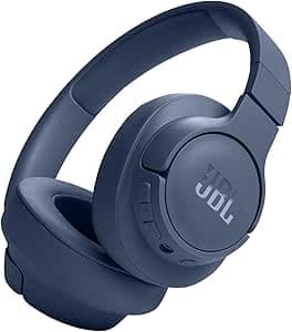 JBL Tune 720BT Wireless Over-Ear Headphones, Pure Bass Sound, Bluetooth 5.3, 76H Battery, Hands-Free Call, Multi-Point Connection, Foldable, Detachable Audio Cable - Blue, JBLT720BTBLU on Amazon.ae - Price Tracker