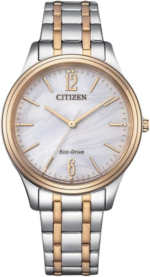 CITIZEN Eco-Drive Solar Women's Watch with Stainless Steel Link Strap with 33 mm Diameter in Various Designs on Amazon.ae - Price Tracker