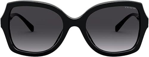 Coach Women's Gradient Dark Grey Lens Sunglasses 56-21-140 mm, HC8295, Black on Amazon.ae - Price Tracker