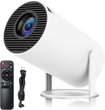 Mini Projector with 4K 1080P Support, Bluetooth 5.0 Android 11, Smart Projector Auto Horizontal Correction, 180° Rotatable Wireless Outdoor Movie Projector, short throw projector on Amazon.ae - Price Tracker