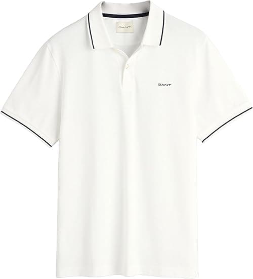 GANT Men Tipped Piqué Polo Shirt on Amazon.ae - Price Tracker