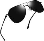 Joopin Aviation Sunglasses Men Women Polarized UV400 Protection Metal Ladies Sun Glasses for Driving - Best Deal Finder