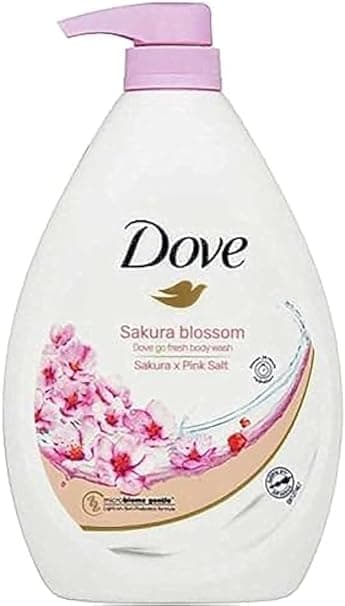Dove Body Wash Go Fresh Sakura Blossom with Pink Salt,33.8 Ounce Pump,1 item on Amazon.ae - Price Tracker