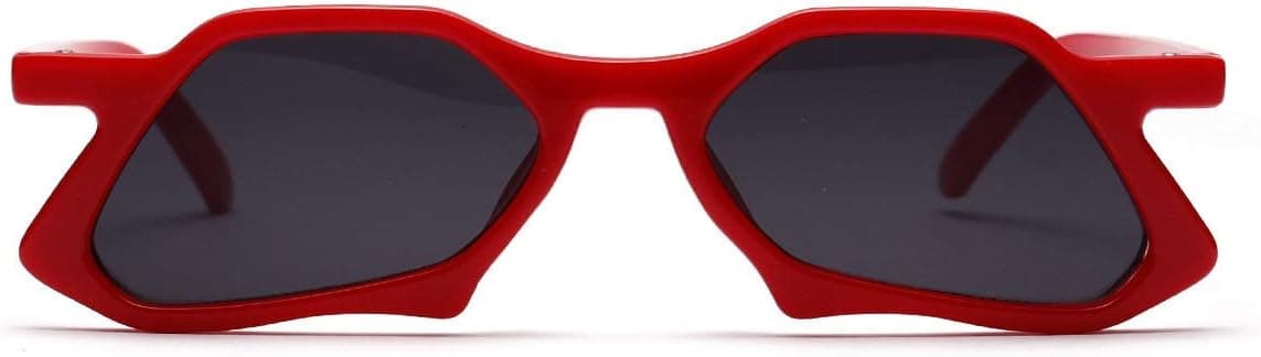 Polygonal Straightforwardly Irregular Shape Sunglasses UV Protection Personality Style Sunglasses for Women (Color : D) on Amazon.ae - Price Tracker