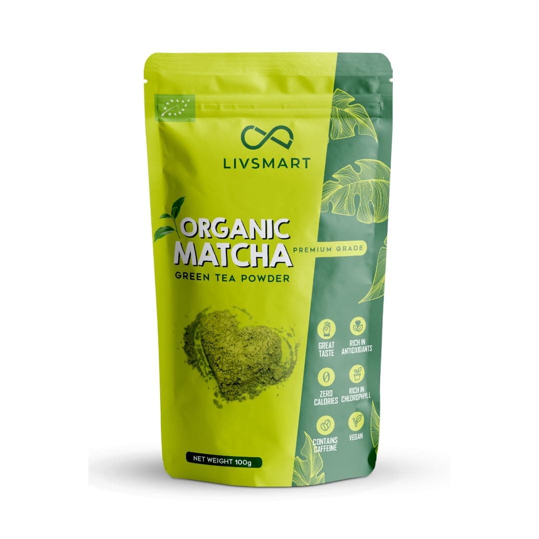 Livsmart Organic Matcha Tea Powder (100g, 50 servings) - Premium Grade on Amazon.ae - Price Tracker