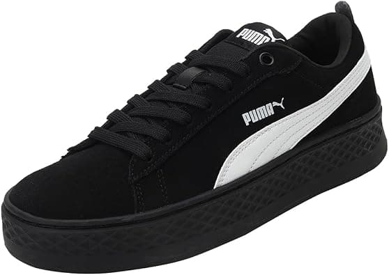 PUMA Womens Smash Platform Suede Sneakers - Best Deal Finder
