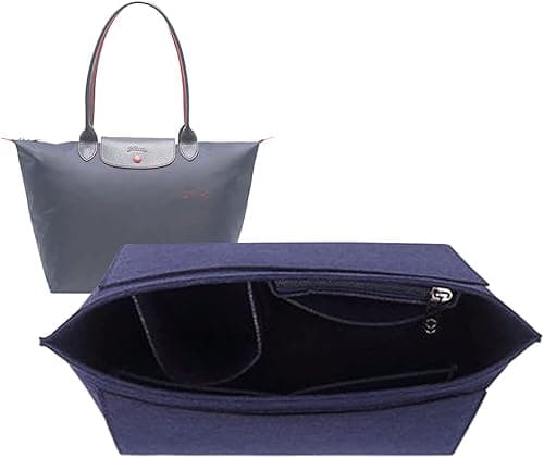 Lckaey purse organizer insert for Longchamp le pliage large tote organizer insert felt organizer 1028navy blue-S on Amazon.ae - Price Tracker