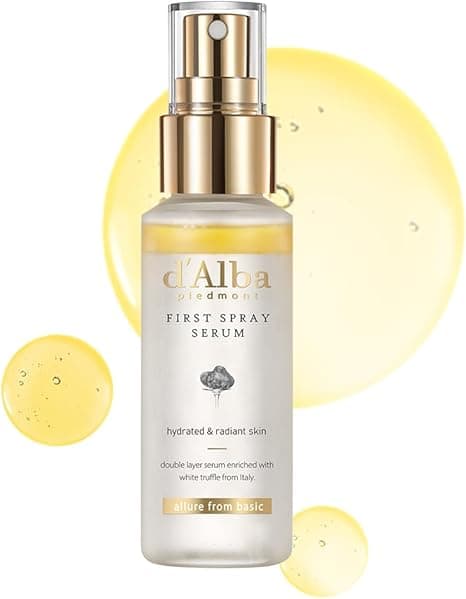 d'Alba Italian White Truffle First Spray Serum, Hydrating Face Moisturizer, Glow Serum for Radiant Skin, Non Comedogenic, All In One Mist, Vegan &amp; Desert-Adapted 50ml on Amazon.ae - Price Tracker