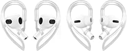 Ear Hooks Compatible with AirPods Pro 2nd Generation and AirPods Pro [Multi-Dimensional Adjustable] Accessories Compatible with Apple AirPods 3 2 1 Gen. (Transparent, 2 Pairs) - Best Deal Finder