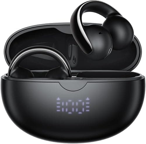 Y1 Lite Open Ear Earbuds, Bluetooth 6.0 Clip-On Headphones with 13mm Drivers, Smart LED Display, AI Noise Cancelling Wireless Earphones, Ultra-Comfort, 30H Playtime على Amazon.ae - متتبع الأسعار