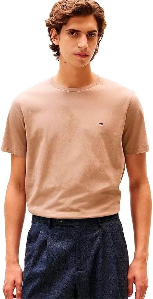 Tommy Hilfiger Mens Ess seasonal reg fit S/S T-Shirt (pack of 1) on Amazon - Best Deal Finder