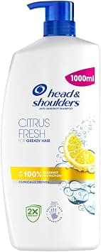Head & Shoulders And Anti Dandruff Shampoo Citrus, Clarifying Shampoo For Up To 100% Dandruff Protection, Dry Scalp Shampoo For Hair Itchy Scalp Treatment, Clinically Proven, VALUE PACK, 1L - Best Deal Finder