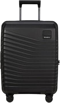 Samsonite Intuo Spinner S, Expandable Hand Luggage, 55 cm, 39/45 L, Black - Best Deal Finder