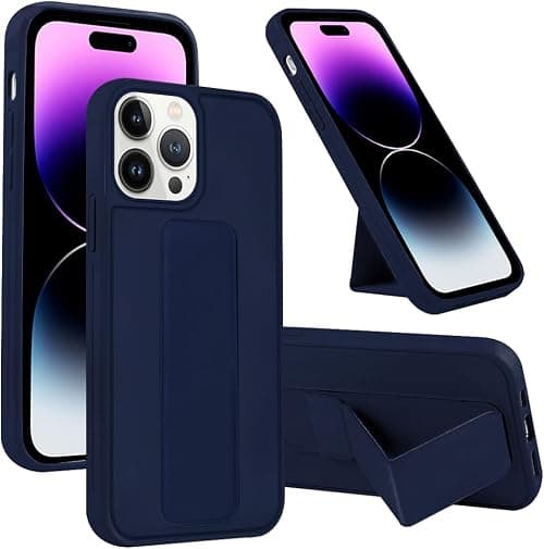 MARGOUN For iPhone 14 Pro Max Case Cover Finger Grip holder Phone Car Magnetic Multi-function Shockproof Protective Case Two-in-one Phone holder Case (dark blue, iPhone 14 Pro Max) on Amazon.ae - Price Tracker