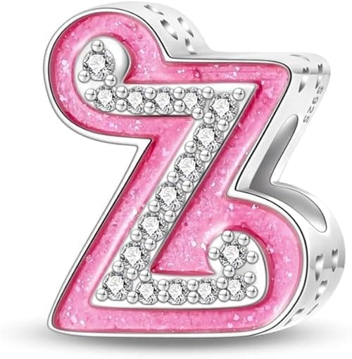 925 Sterling Silver Letter Charms Fits Pandora Bracelets Alphabet AZ Bead Charm for Bracelets Necklace with 5A Cubic Zirconia for Women Birthday Ceremony DIY Jewelry Gift on Amazon.ae - Price Tracker
