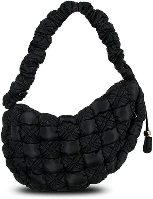 Puffer Bag Quilted Padded Tote Bags for Women Puffy Hobo Purse Lightweight Down Cotton Crossbody Shoulder Bag on Amazon.ae - Price Tracker