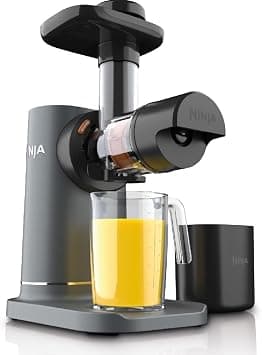 Ninja Cold Press Juicer Machine with 700ml Jug & 1.1L Pulp Container, Make Fresh Juices, Drinks & Wellness Shots, Compact, Dishwasher Safe & Removeable Parts, Grey JC151UK on Amazon.ae - Price Tracker