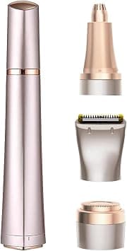 Bolivia's Electric Eyebrow Shaver, 3 in 1 Painless Facial Hair Remover, Bikini Trimmer for Women, Mini Epilator for Face Eyebrow Lips Body, Wet and Dry, Cordless, Rinsable Blade, Detailing Head on Amazon.ae - Price Tracker