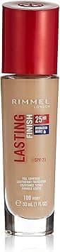 Rimmel London, Lasting Finish 25 Hour Foundation With Spf 20, 100 Ivory, 30 ml - Amazon.ae Price Tracker