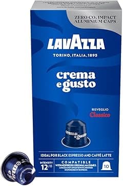 Lavazza Crema e Gusto Classico Coffee, Nespresso Original Compatible Aluminum capsules, Pack of 10 capsules - Amazon.ae Price Tracker