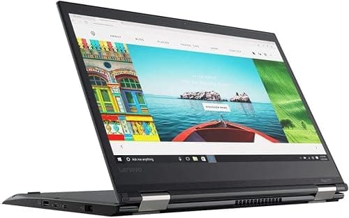 Lenovo (Refurbished) ThinkPad Yoga 370 Touch Backlit Business Laptop, Intel Core i7-7600 Up to 2.6GHz, 8RAM, 256GB SSD, Wi-Fi, Camera Windows 10pro على Amazon.ae - متتبع الأسعار