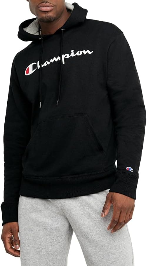 Champion mens Graphic Powerblend Fleece Pullover Hood Hooded Sweatshirt on Amazon.ae - Price Tracker