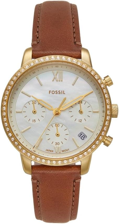 Fossil Neutra Women's Watch with Chronograph Display and Stainless Steel Bracelet or Leather Band on Amazon.ae - Price Tracker