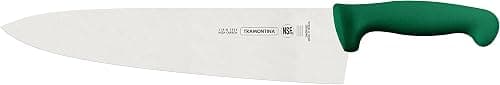 Tramontina Professional 12 Inches Meat Knife with Stainless Steel Blade and Green Polypropylene Handle with Antimicrobial Protection على Amazon.ae - متتبع الأسعار