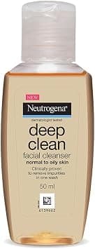 Neutrogena Deep Clean Facial Cleanser, 50ml - Best Deal Finder