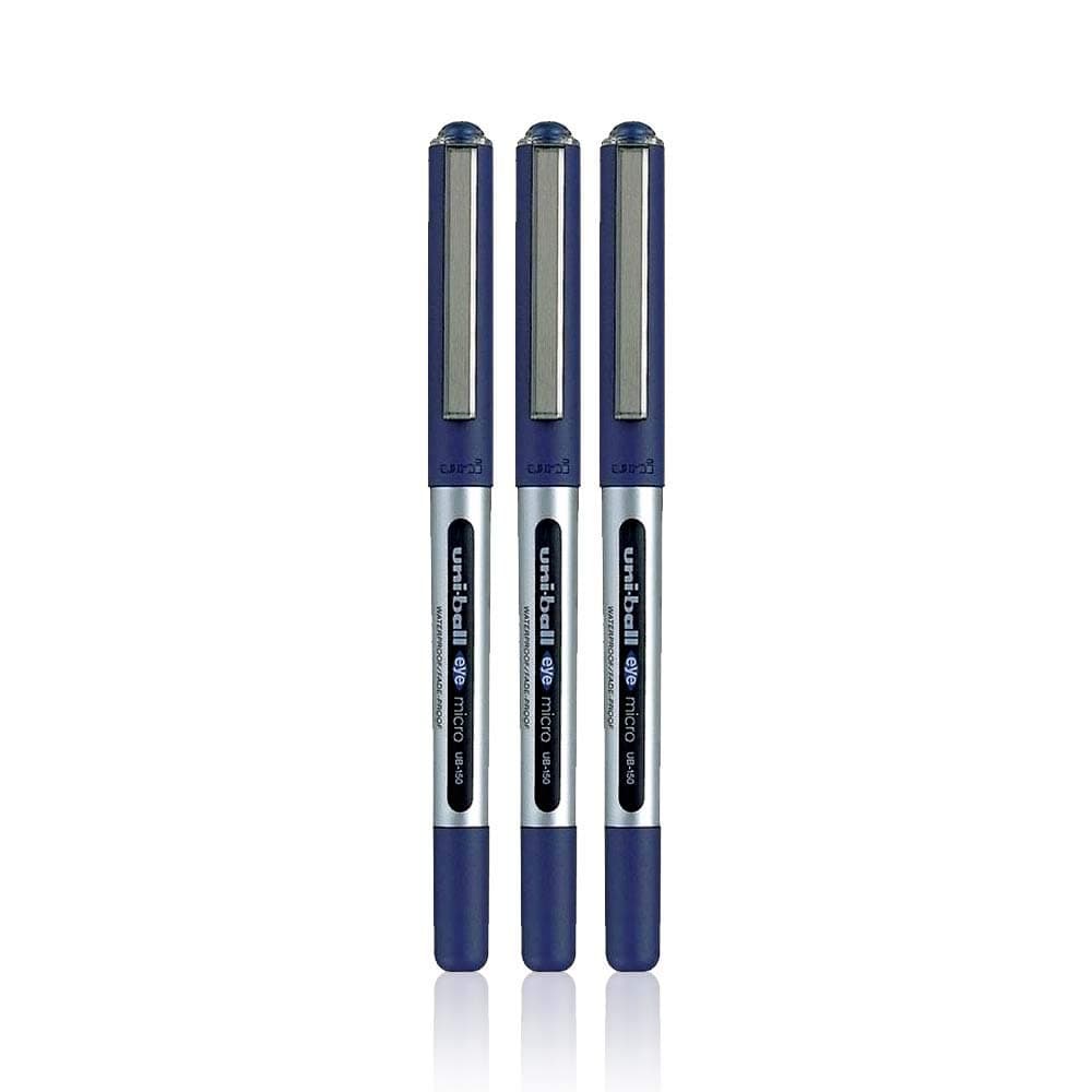 Uni-Ball UB-150 Eye Micro Rollerball Pen 3-Pack, 0.5 mm Tip Size, Blue on Amazon.ae - Price Tracker