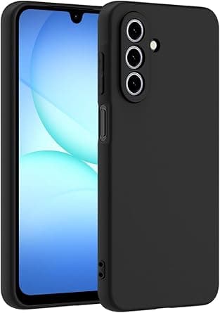 Case For Samsung Galaxy A17 Cover Black Slim Fit Soft Back Tpu Flexible Silicone Matte By Emodil ® (Black) على Amazon.ae - متتبع الأسعار