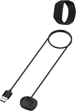 for Amazfit Helio Strap Fitness Tracker Wristband Charging Cable Set, Magnetic Charging Base&USB Flexible Charging Set for Amazfit Helio Strap,1Pack. - Amazon.ae Price Tracker