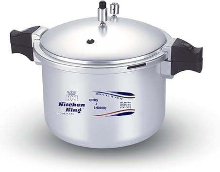 kk Kitchen King Blaze Pressure Cooker, Safe, Durable Anodized Aluminium, Satin Finish, Pressure Control, Extra Safety, Indication Pin, Easy Opening, Controlled GRS, Heat Resistant Handle (3 Liters) on Amazon.ae - Price Tracker