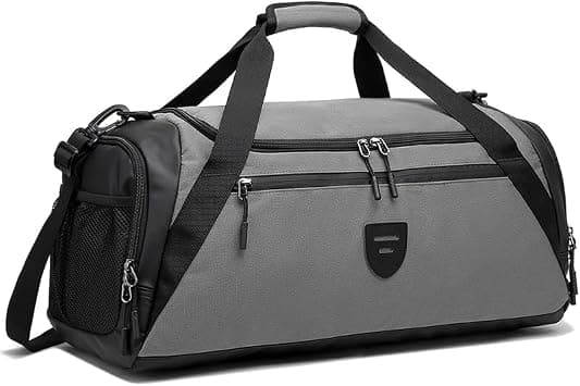Gym Duffle Bags For Men & Women, Large Duffel Bag For Men Travel, Weekend Overnight Shoulder Bag With Shoe Compartment & Wet Pocket, Waterproof Sports Duffle Bag Gym Bag (Grey), KL-011 on Amazon.ae - Price Tracker