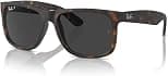 Ray-Ban RB4165 Justin Rectangular Sunglasses - متتبع أسعار Amazon.sa