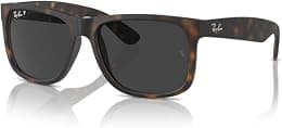 Ray-Ban RB4165 Justin Rectangular Sunglasses - متتبع أسعار Amazon.sa